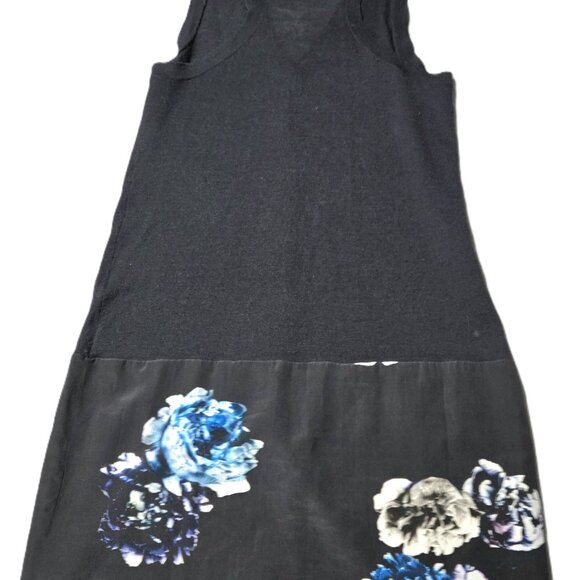 All Saints Sz 4 Womens Black Button Down Lucon Vest Dress - Picture 4 of 7